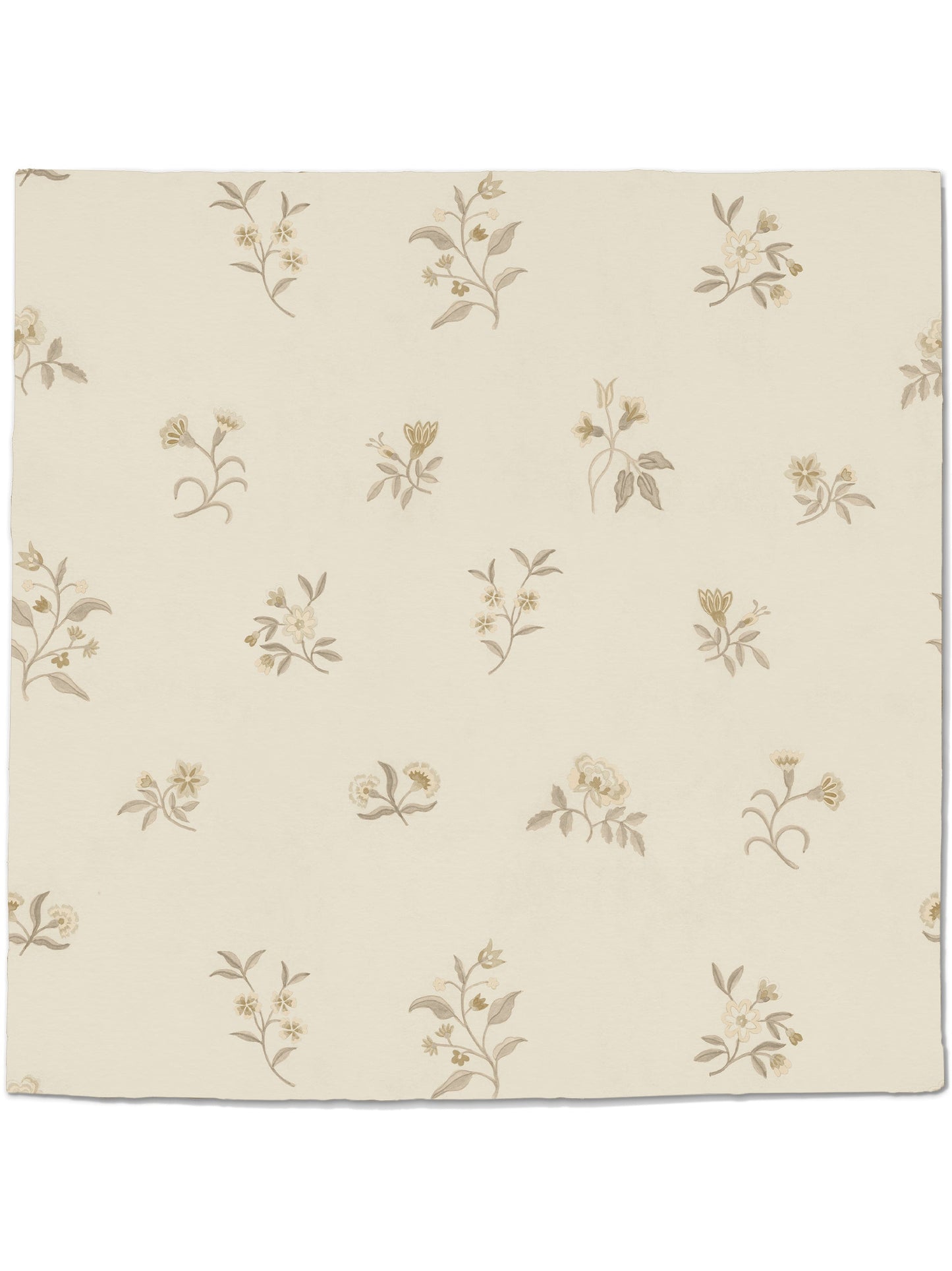 Lovers Bloom Wallpaper in Marshmellow by Papier, second view