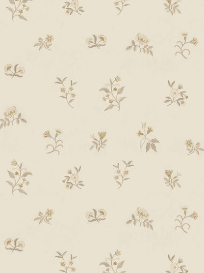 Lovers Bloom Wallpaper in Marshmellow by Papier