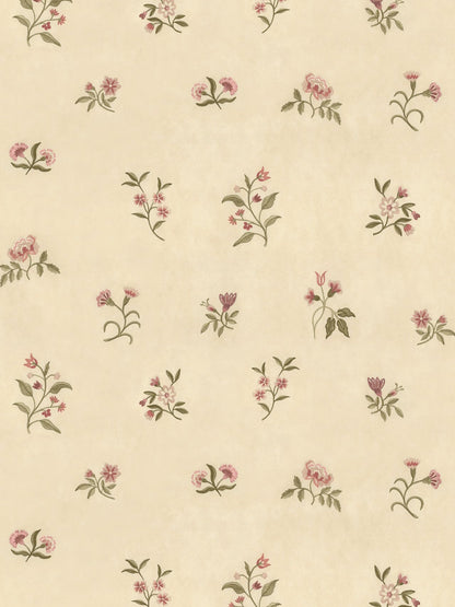 Loom Lovers Bloom Wallpaper in Silver Peony