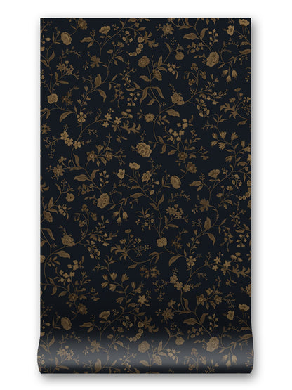 Loom Primavera  Wallpaper in Blue Depths