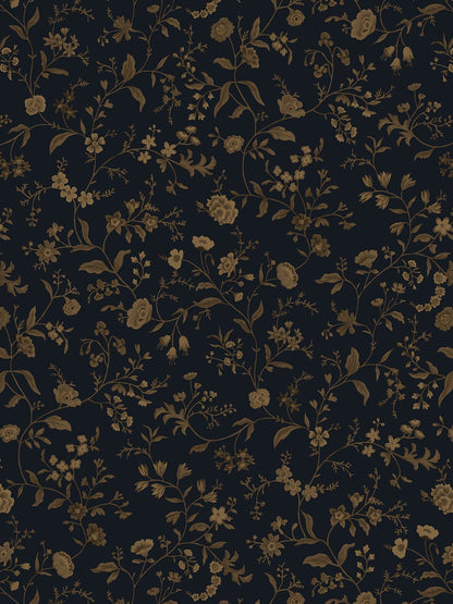Primavera Wallpaper in Blue Depths by Papier