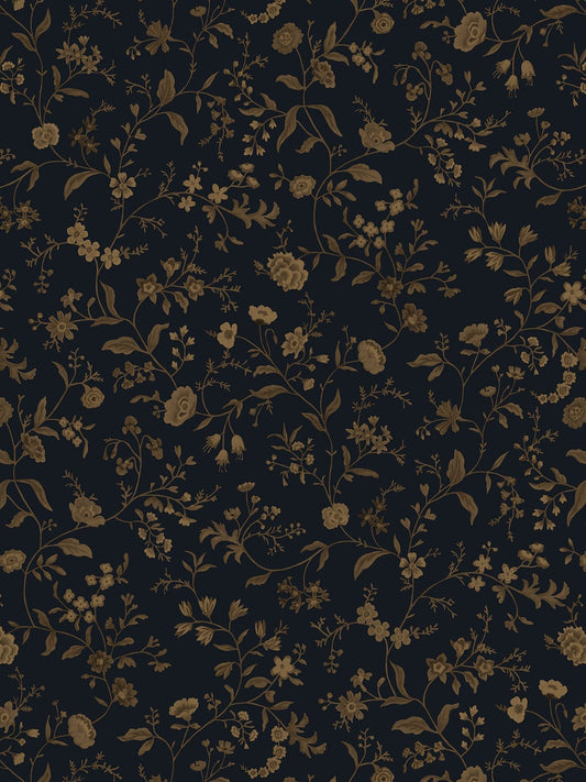 Primavera Wallpaper in Blue Depths by Papier