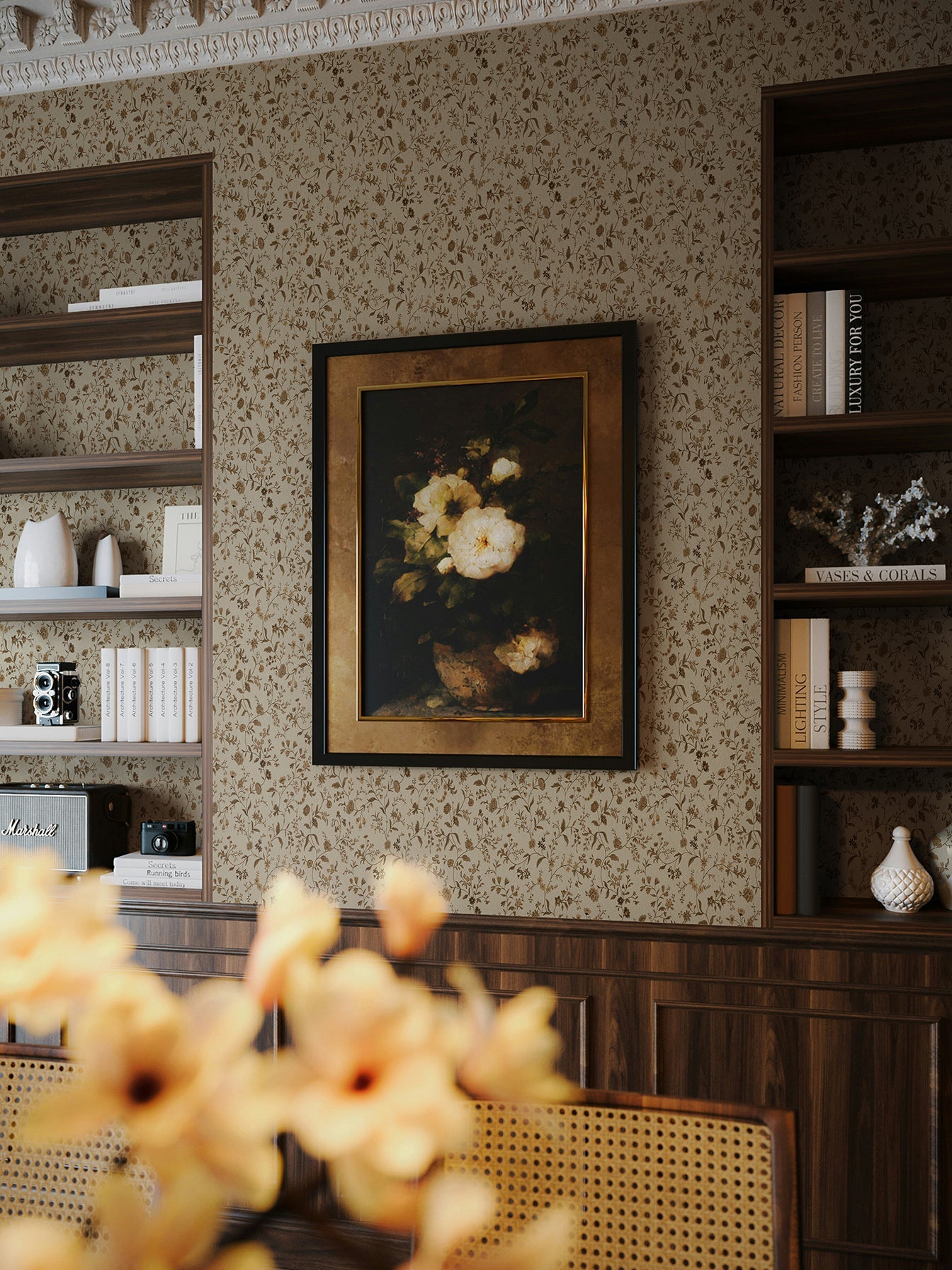 Primavera Wallpaper in Heritage by Papier, fourth view