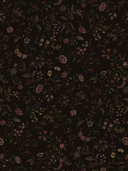 Loom Primavera  Wallpaper in Midnight