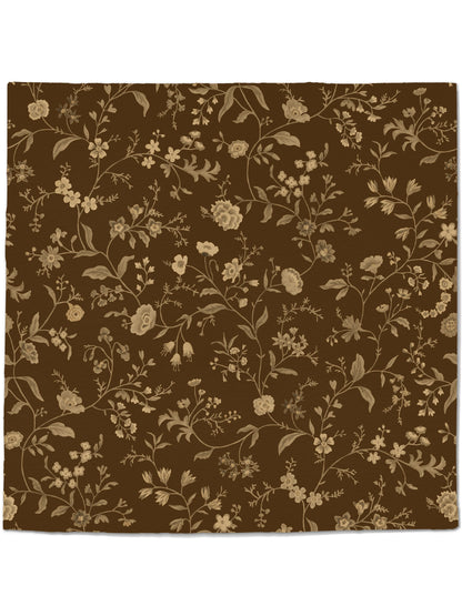 Loom Primavera  Wallpaper in Roasted Coffee