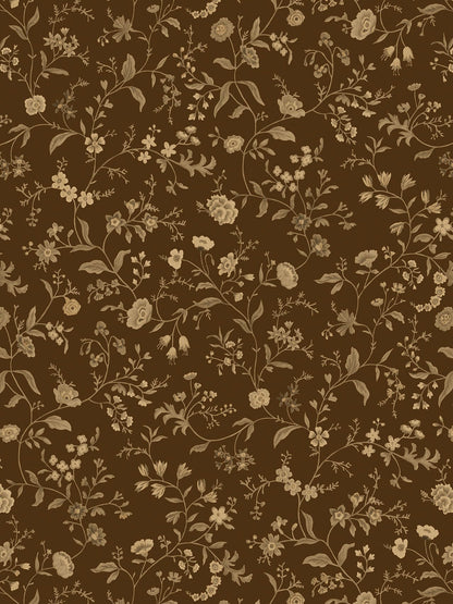 Primavera Wallpaper in Roasted Coffee by Papier