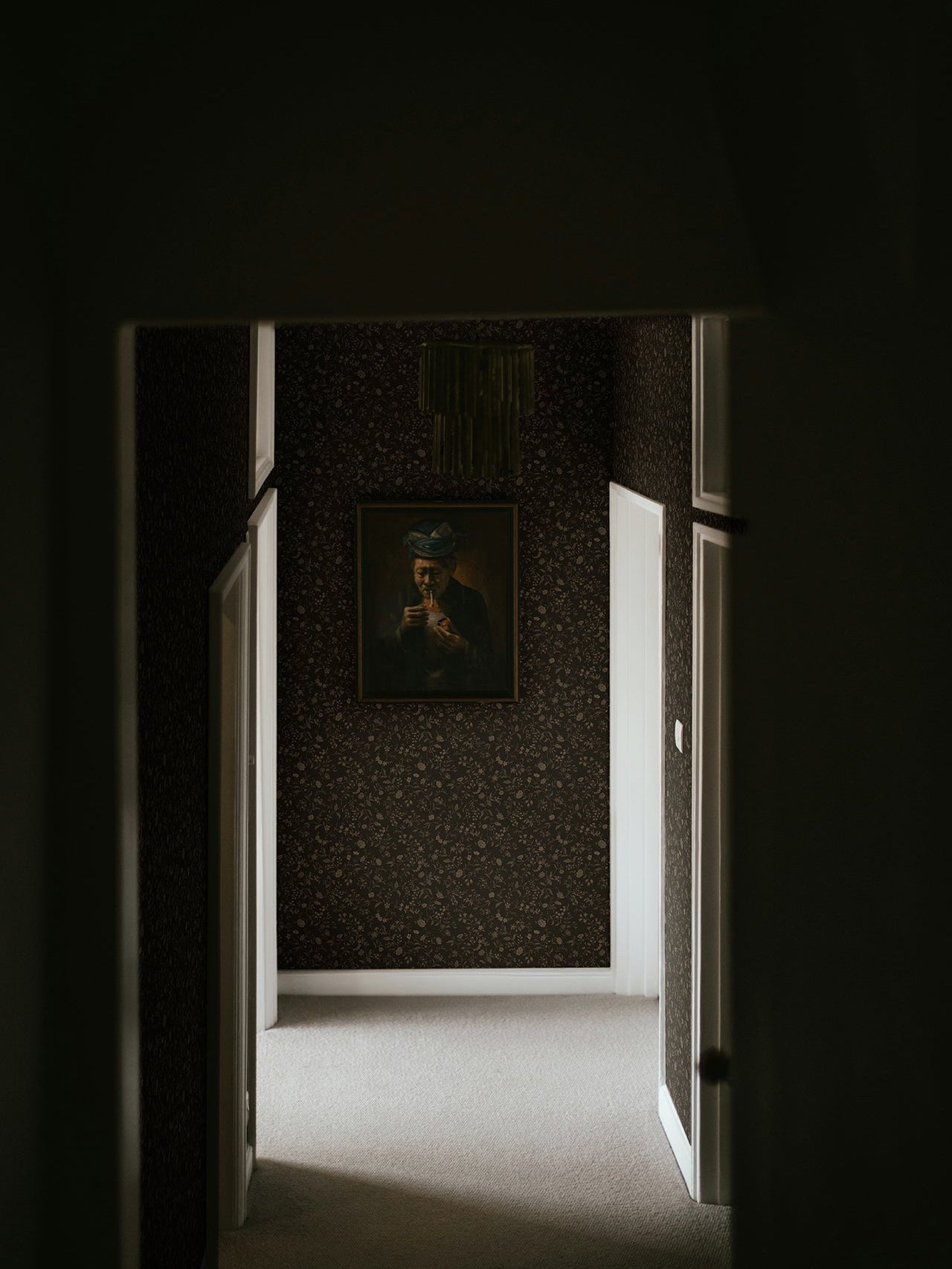 Primavera Wallpaper in Scarab by Papier, fifth view