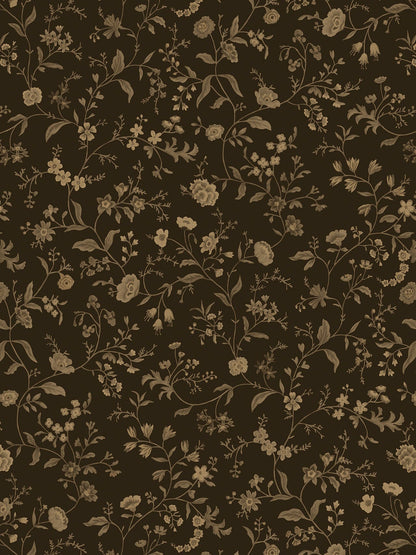 Primavera Wallpaper in Scarab by Papier