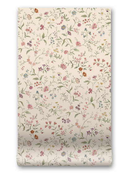 Loom Primavera  Wallpaper in Sesame