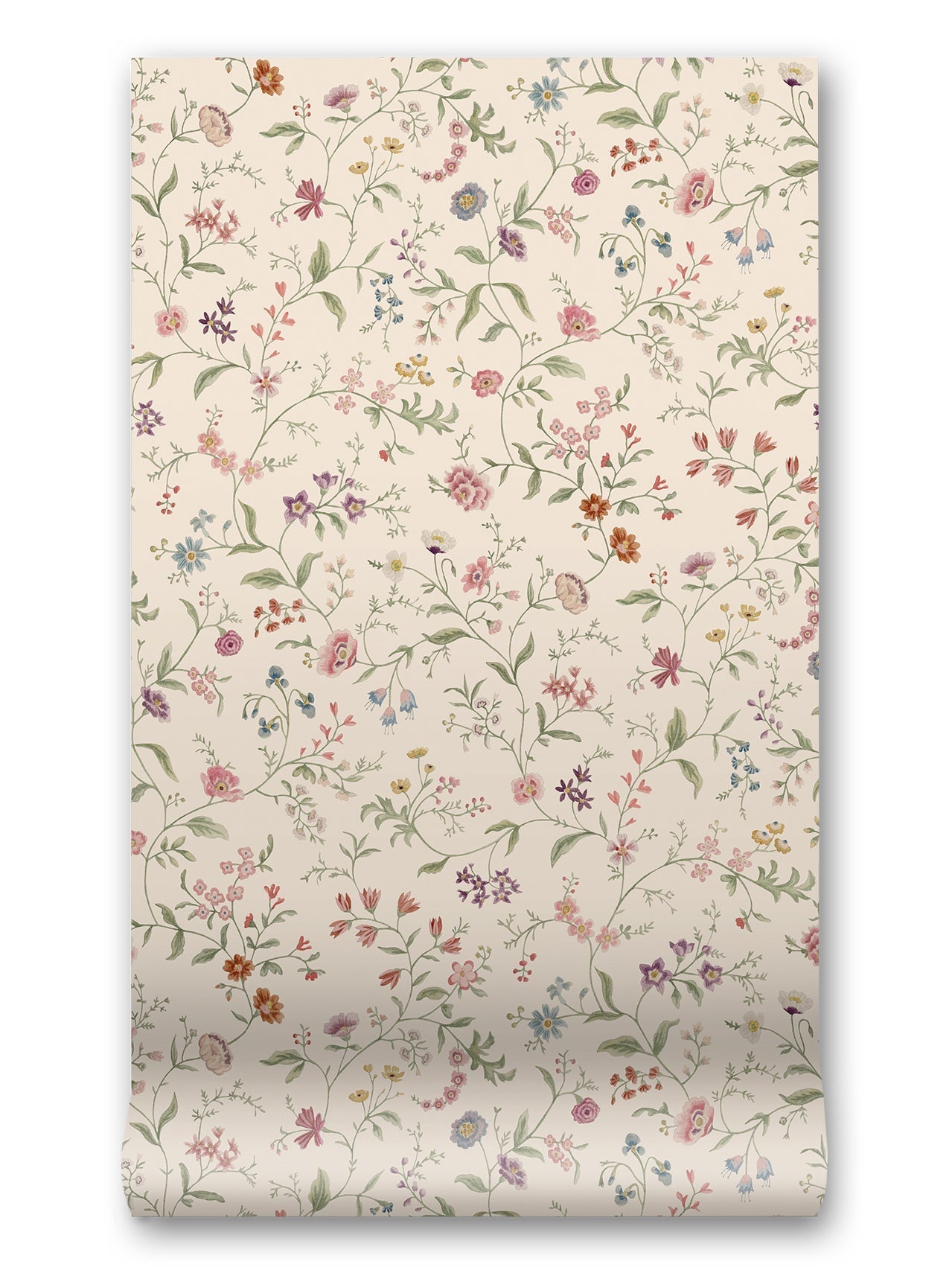 Primavera Wallpaper in Sesame by Papier, third view