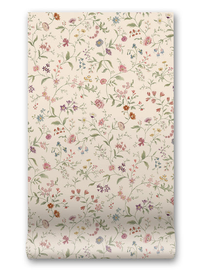 Primavera Wallpaper in Sesame by Papier, third view