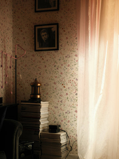Primavera Wallpaper in Sesame by Papier, fifth view
