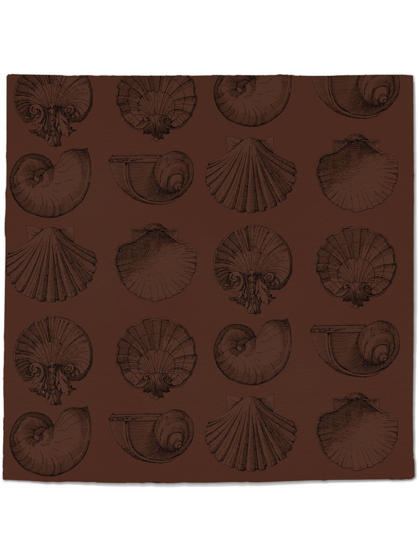 Loom Salvador  Wallpaper in Fired Brick