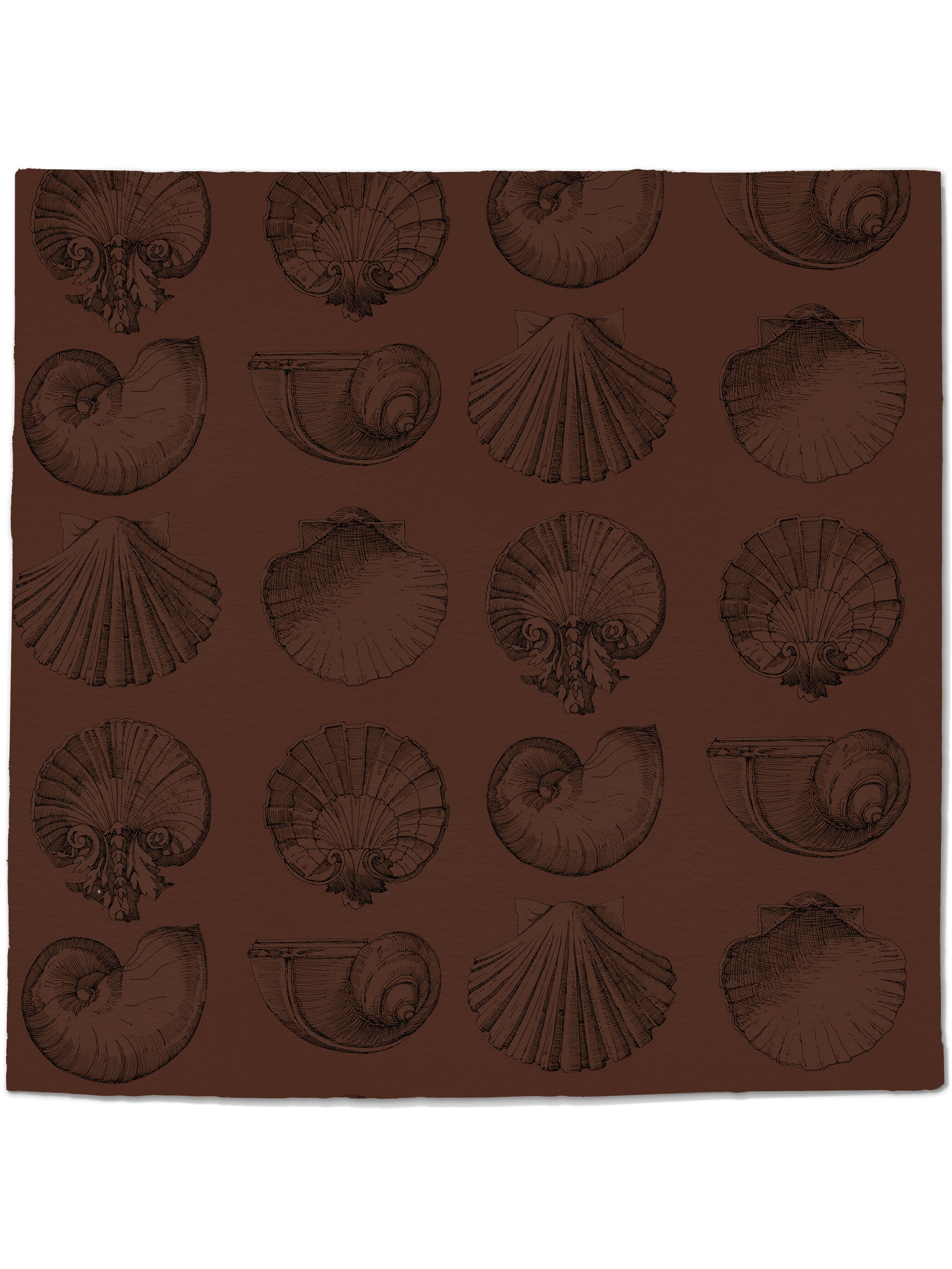 Loom Salvador  Wallpaper in Fired Brick