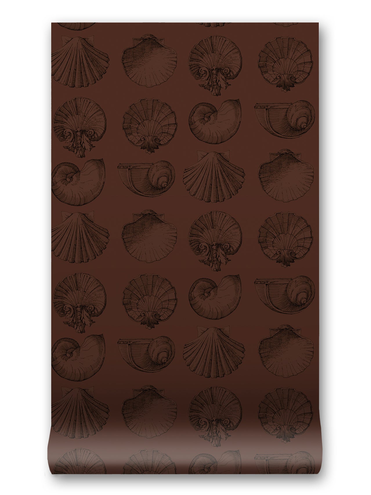 Loom Salvador  Wallpaper in Fired Brick