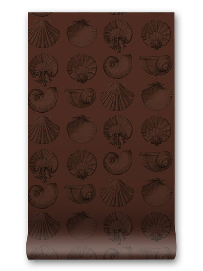 Loom Salvador  Wallpaper in Fired Brick