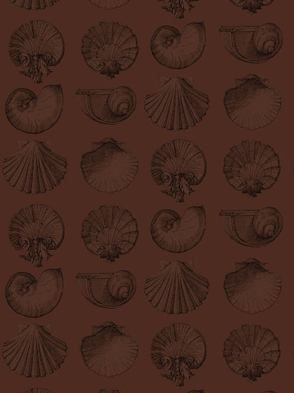 Loom Salvador  Wallpaper in Fired Brick