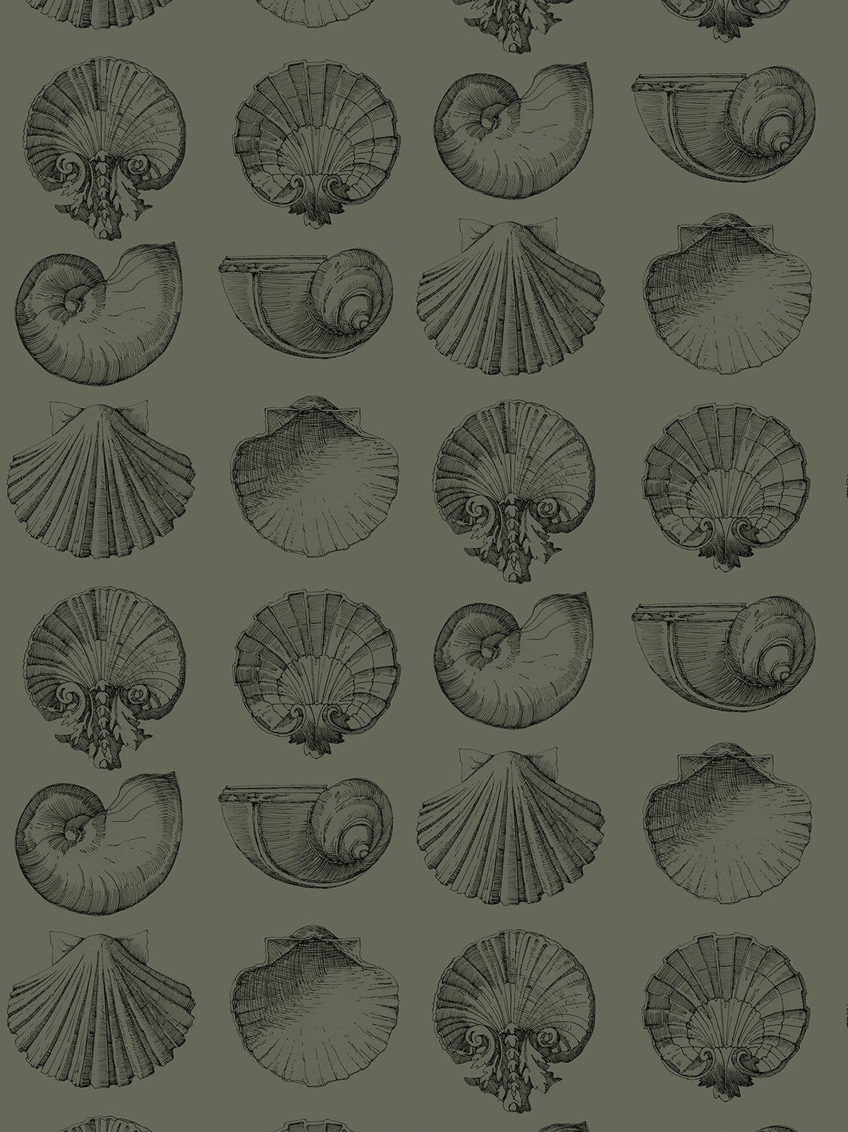 Salvador Wallpaper in Moss by Papier