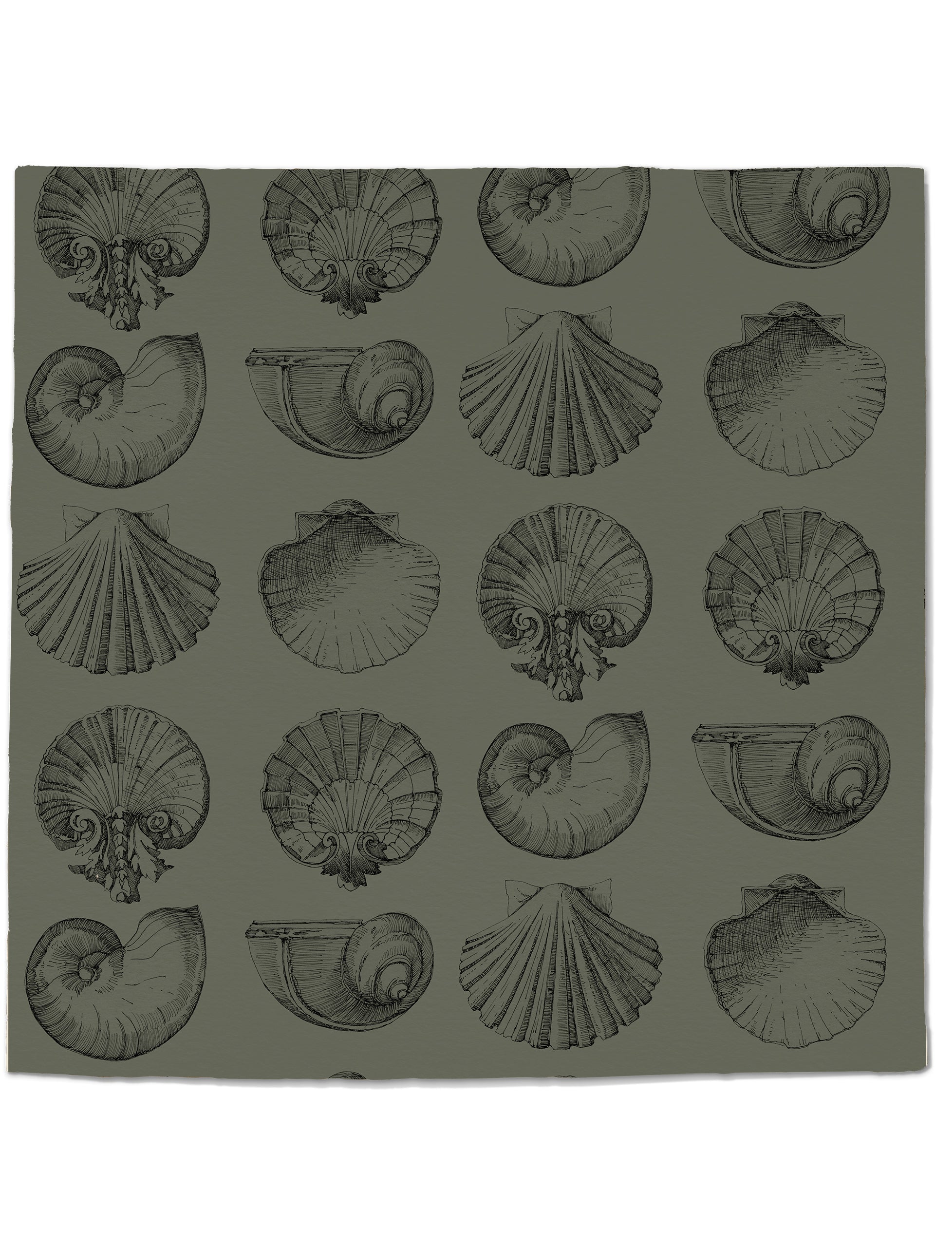 Salvador Wallpaper in Moss by Papier, second view
