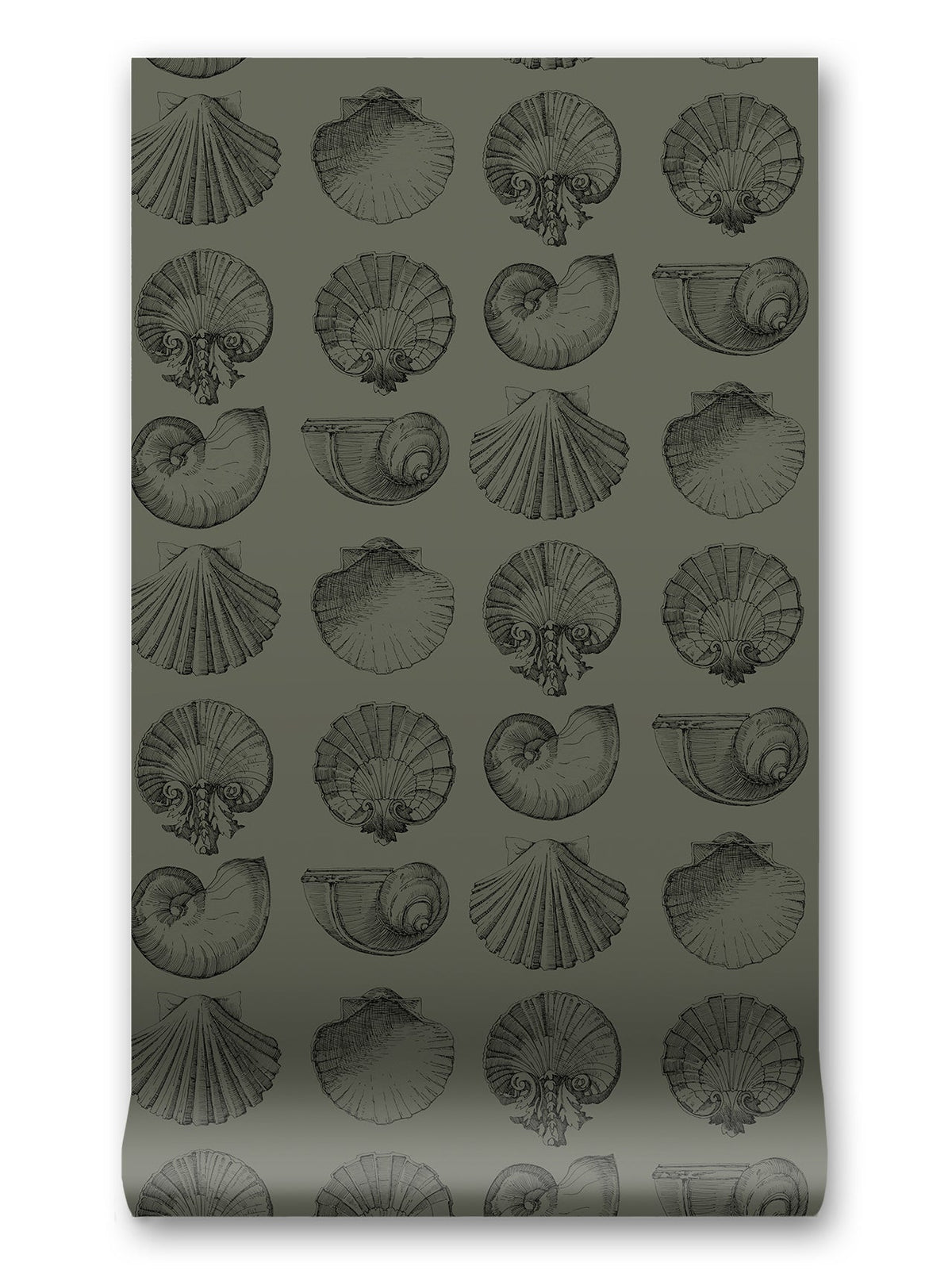 Salvador Wallpaper in Moss by Papier, third view
