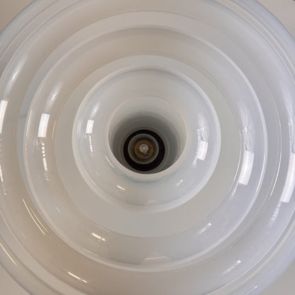 "Lotus" Table Lamp by Carlo Nason for Mazzega, Opalescent Glass, 1960s Design Table Lamps