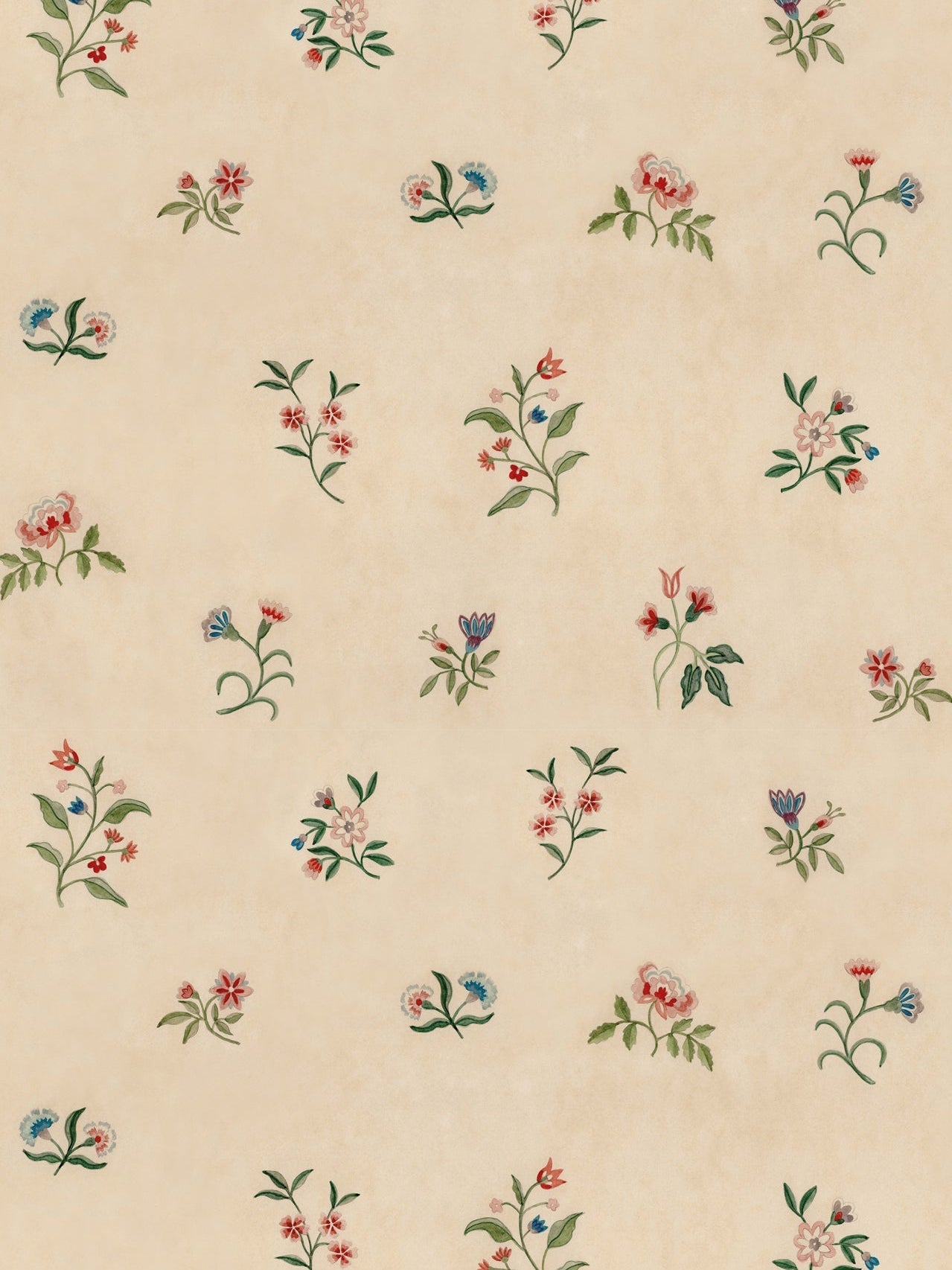 Lovers Bloom Wallpaper in Pink Quartz by Papier