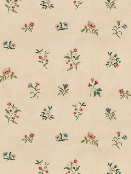 Lovers Bloom Wallpaper in Pink Quartz