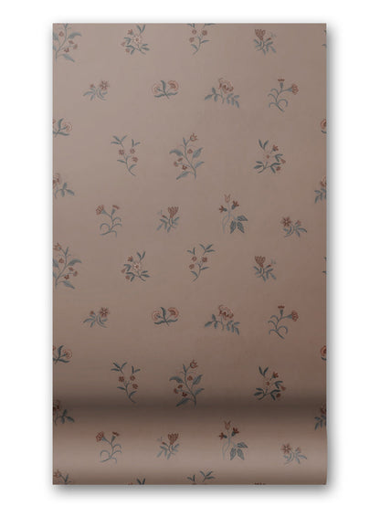 Lovers Bloom Wallpaper in Sugar Honey