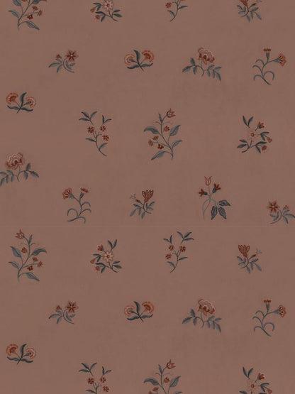 Lovers Bloom Wallpaper in Sugar Honey by Papier