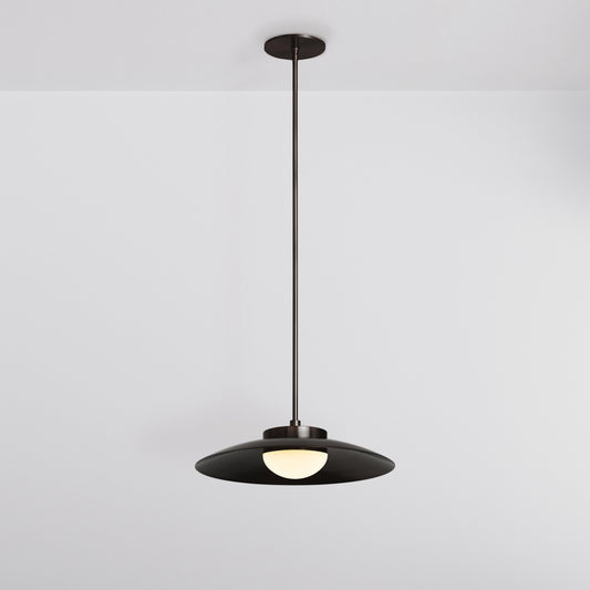 Luci 18 Pendant Light in Black Brass Pendant Lights