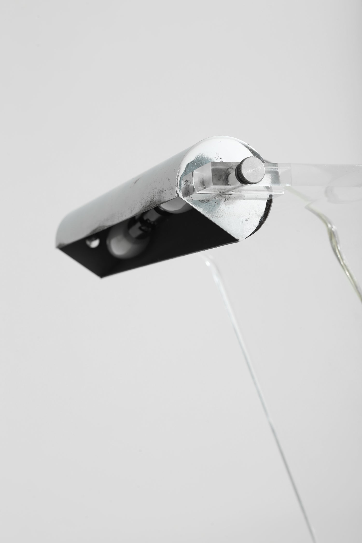 Lucite and Chrome Table Lamp Table Lamps