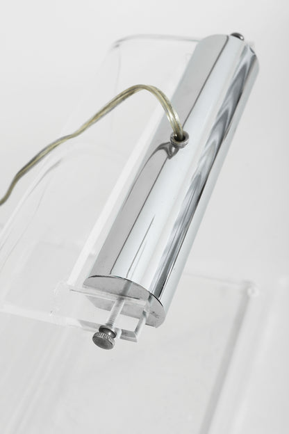Lucite and Chrome Table Lamp Table Lamps