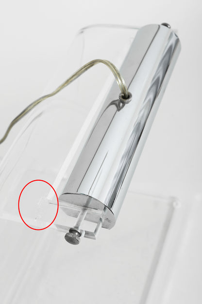 Lucite and Chrome Table Lamp Table Lamps