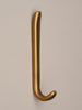 Luis Hook - Amber Brass Hardware