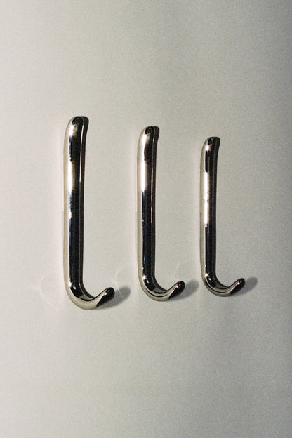 Luis Hook - Polished Nickel Hardware