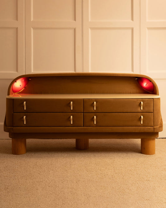 Luminous Chest of Drawers - Italy, 1970s Dressers