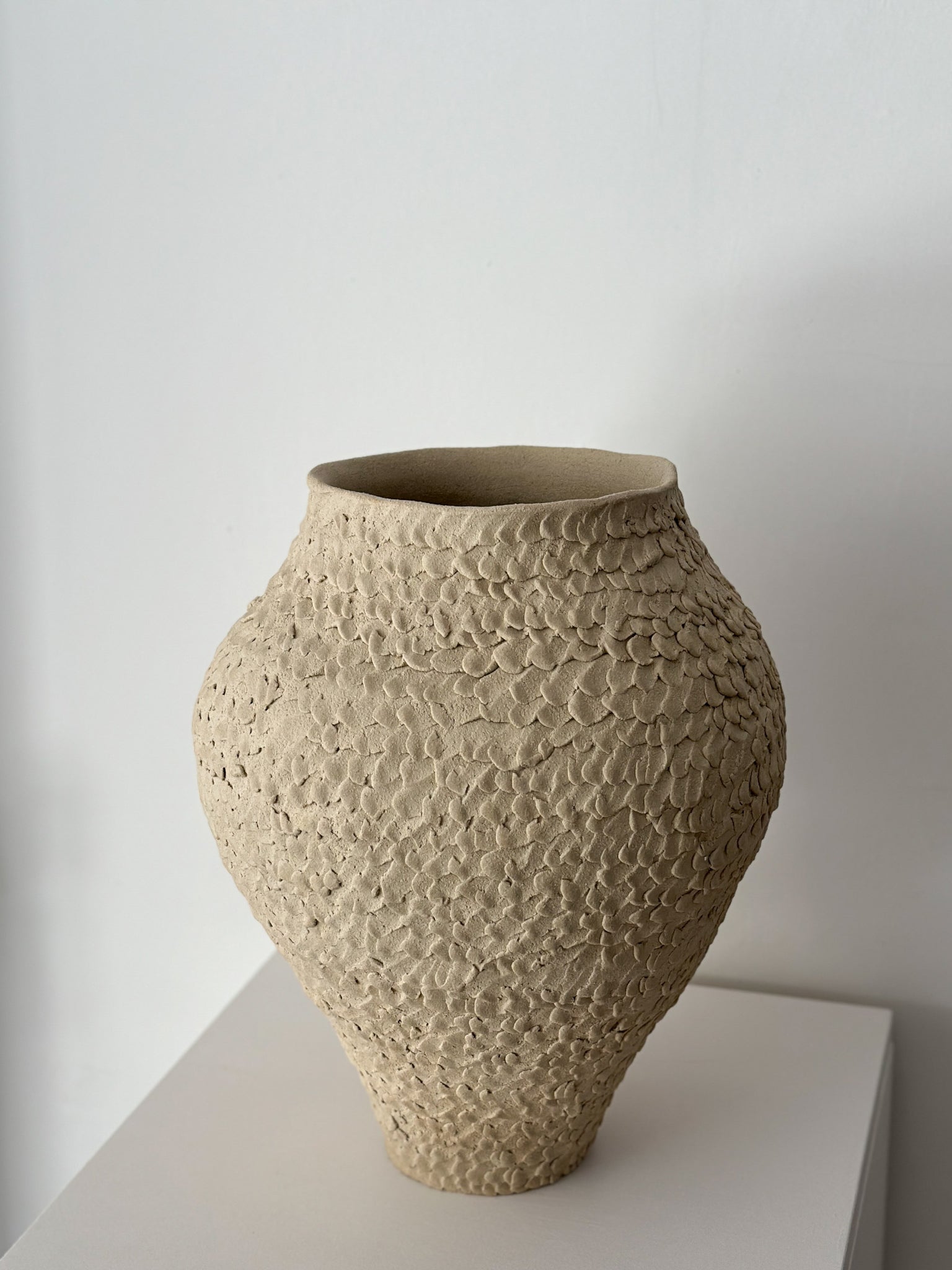 M23 Textured Natural Vase No. 7 by Maku Ceramics Vases