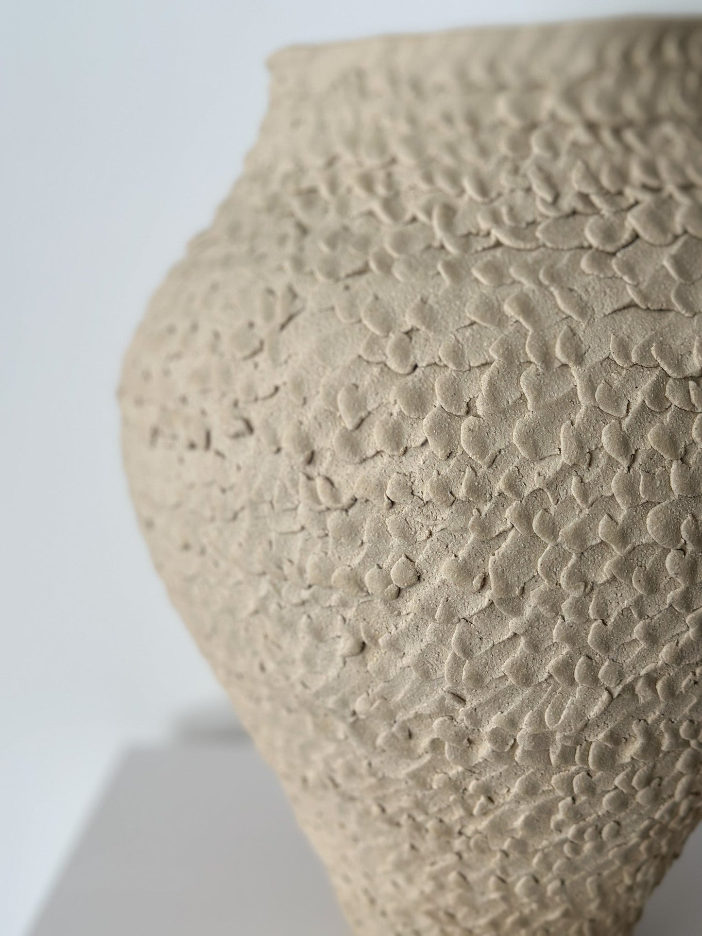 M23 Textured Natural Vase No. 7 by Maku Ceramics Vases