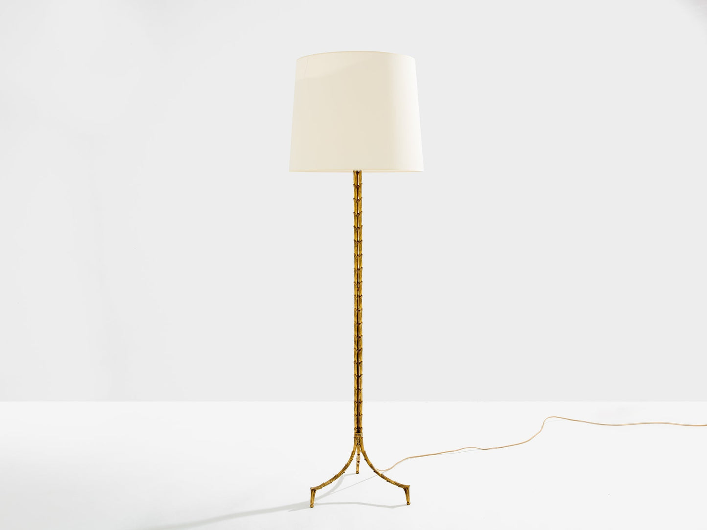 Maison Jansen Foliage Gilt Bronze Floor Lamp 1950s Floor Lamps