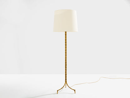 Maison Jansen Foliage Gilt Bronze Floor Lamp 1950s Floor Lamps