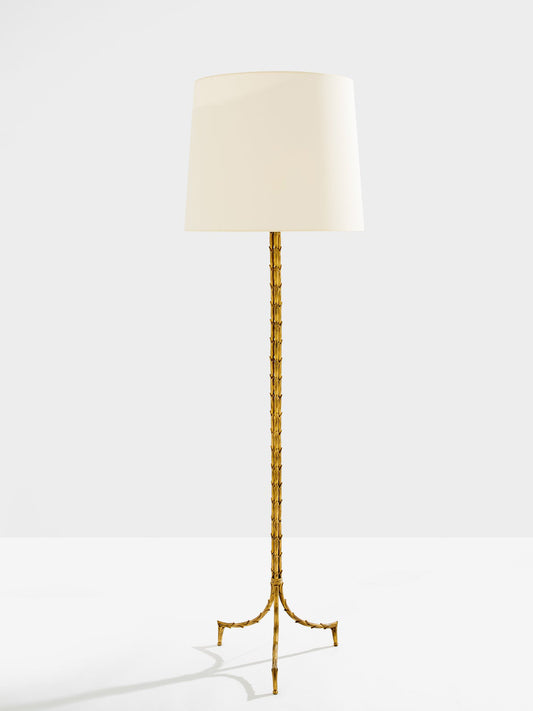 Maison Jansen Foliage Gilt Bronze Floor Lamp 1950s Floor Lamps