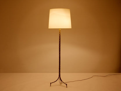 Maison Jansen Foliage Gilt Bronze Floor Lamp 1950s Floor Lamps