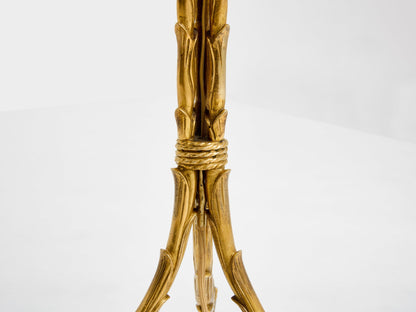 Maison Jansen Foliage Gilt Bronze Floor Lamp 1950s Floor Lamps