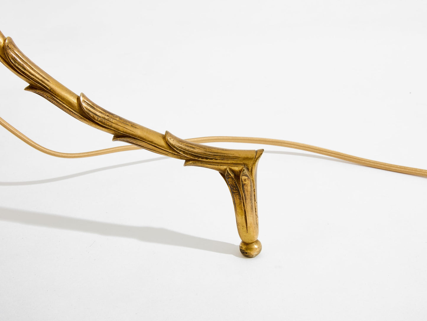 Maison Jansen Foliage Gilt Bronze Floor Lamp 1950s Floor Lamps