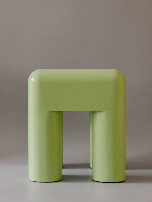 Marcelle Lacquered Stool / Side Table End Tables