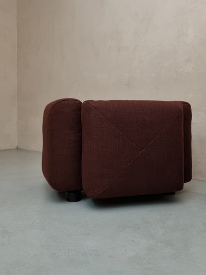 Marius & Marius 3-Piece Armchairs Designed by Mario Marenco for Arflex Chairs