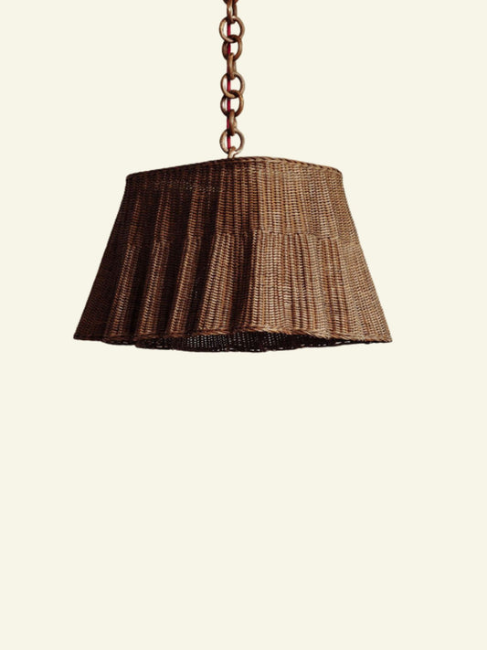 Matilda Rattan Pendant Shade - Small Lamp Shades