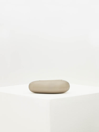 Matte Silver Puddle Catch-all Sculptures