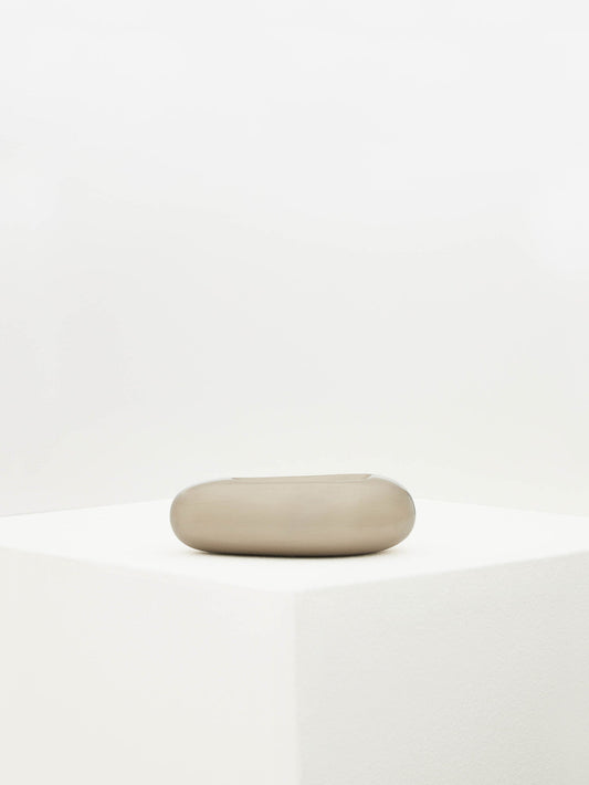 Matte Silver Puddle Catch-all Sculptures