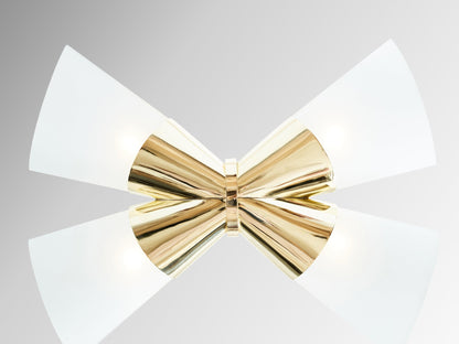 Max Ingrand for Fontana Arte Brass Opalin Glass Chandelier 1955 Chandeliers